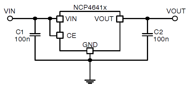Структурная схема NCP4641